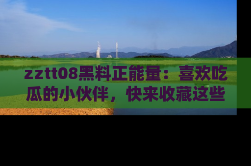 zztt08黑料正能量:喜欢吃瓜的小伙伴,快来收藏这些优质资源!