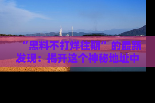 “黑料不打烊往期”的最新发现：揭开这个神秘地址中的爆笑黑料面纱