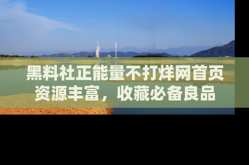 黑料社正能量不打烊网首页资源丰富，收藏必备良品