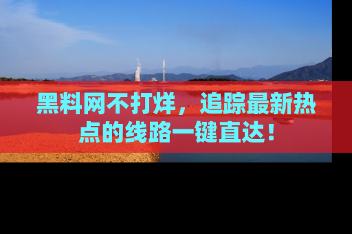 黑料网不打烊，追踪最新热点的线路一键直达！