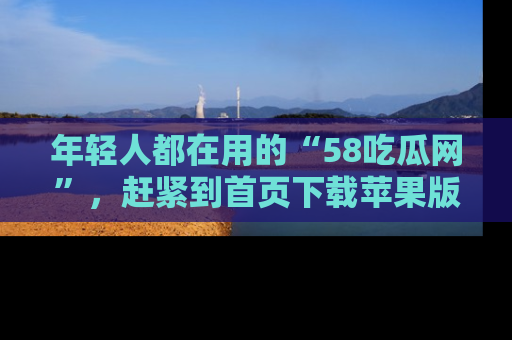 年轻人都在用的“58吃瓜网”，赶紧到首页下载苹果版吧！