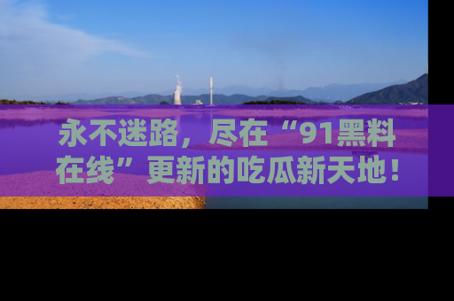 永不迷路，尽在“91黑料在线”更新的吃瓜新天地！